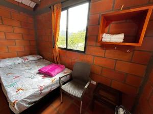 Habitación para 2 frente al charco la cristalina y baño privado San Rafael