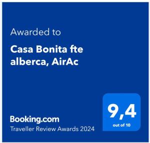 CASABONITA fte alberca, AirAc