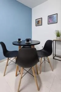 Apartamento azul en Medellín - Limoncito