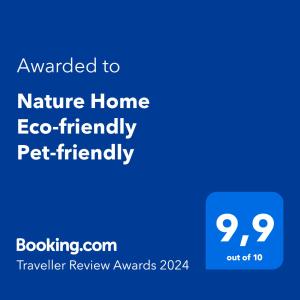 Nature Home Eco-friendly Pet-friendly