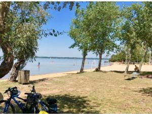 Maisons de vacances Mobil-Home Camping 4* Landes Lac et Ocean 6 a 8 p. : photos des chambres