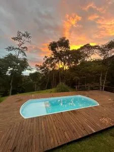 Casa @nomeiodanatureza com piscina e cachoeira - 圣弗朗西斯科泽维尔