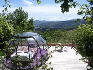 Tentes de luxe Nuits D-y Cimes : Nuit Insolite Bulle, SPA : photos des chambres