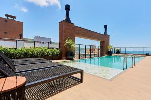 CÓD. 1129 - Apartamento com 01 quarto, vista mar com rooftop, e piscina