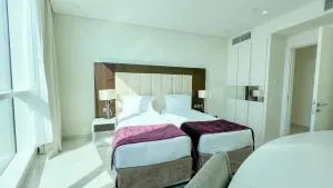 Walking distance to dubai mall Burj Khalifa view and fountain view 3BR - 甘图特