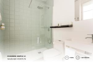 Appartements Beauquartier - Marais, Vertus : Chambre Simple