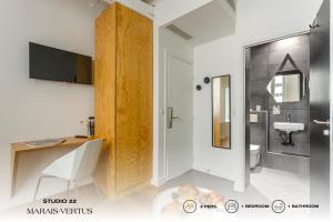 Appartements Beauquartier - Marais, Vertus : Studio