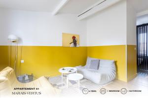 Appartements Beauquartier - Marais, Vertus : photos des chambres