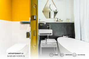 Appartements Beauquartier - Marais, Vertus : photos des chambres