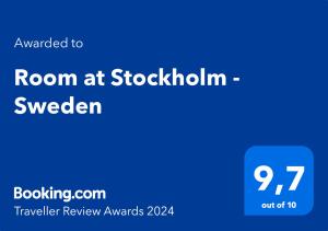 Room at Stockholm - Sweden