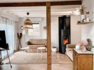 Maison bois plages à pied