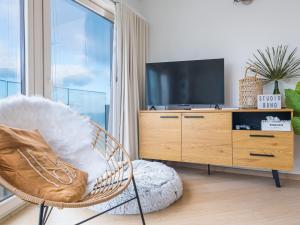 Cozy studio with sleeping area and sea view