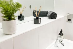 Central boutique 2 bed apt with unique balconies