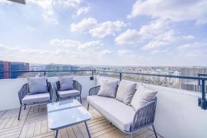 Appartements Grand appartement avec belle vue Paris : photos des chambres
