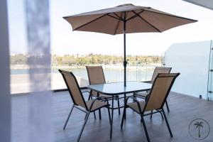 Hermosa terraza con vista a la laguna!