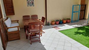 Appartamento con doppio giardino vicino al centro