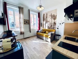 Studio centre, calme, vrai cocon.