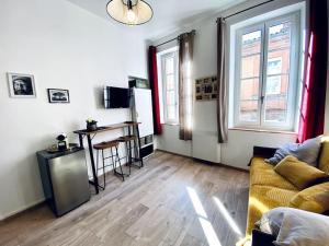 Studio centre, calme, vrai cocon.