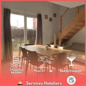 T3, 48m2, Climatisé, piscines, resto, 5mn plages - Fossi