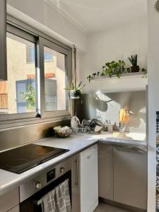 Appartements Beau 2 pieces,Terrasse, Parking Menton Centre : photos des chambres