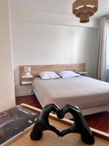 Appartements Grand Appartement ultra moderne Plein Centre, plage a pieds, avec parking : photos des chambres