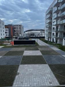 APARTAMENT z widokiem na stadion Styl Industrialny Jedyny taki CHECK IN 24 H