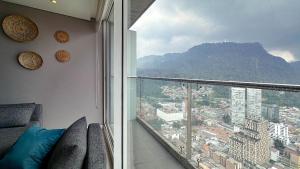 Apartaestudios con vista en el centro de Bogotá
