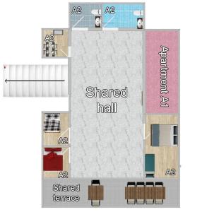 One-Bedroom Apartment room in Apartments Finka