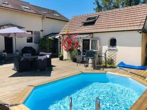Guest House proche Disneyland Paris Piscine ouverte en saison estivale - Dampmart