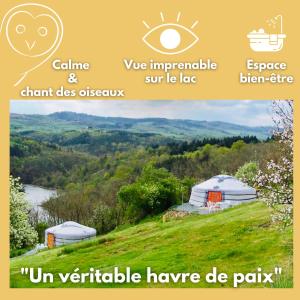 Yourte familiale bord Loire avec plage privée