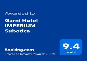Garni Hotel IMPERIUM Subotica