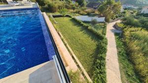 Magnificent new Villa Tofta on Lopud, Croatia. Sea views from the infinity pool