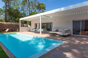 Villas Villa Souleillous, basco landaise de prestige, 500m de la plage : photos des chambres