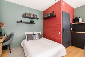 Appartements Le Carnot B1 studio cosy et chaleureux : photos des chambres