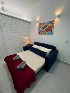 Confortável Estúdio com linda vista do mar