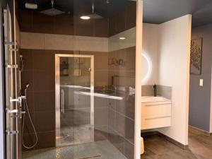 Maisons de vacances Loft industriel avec Spa, Sauna et Hammam en Touraine – Jardin clos et equipements haut de gamme - FR-1-381-559 : photos des chambres