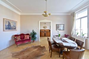 Beautiful view on the Prague castle close to the centre