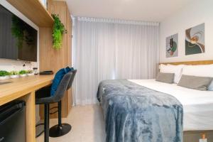 PI0516 I Moderno Studio - Cama queen - Coração de Pinheiros