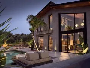 Theros Exotica Loft Villa Contemporary 2BR W pool in Tsilivi Hills - Plános