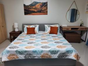 Stay at VERDANT by Camella Manors Deluxe King Bed with Balcony, Swimming Pool & Gym