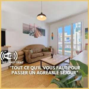 CENTRE VILLE-SUPERBE APPARTEMENT DE 50 M2 - COSY AVEC TERRASSE -Wifi - Le Ray