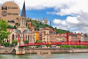 Appartements Modern appartement pour 4pers - near aeroport, Eurexpo and Lyon - terrasse - parking : photos des chambres