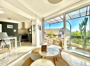 Villas Villa 2 pieces Vue Mer Plage a pied : photos des chambres