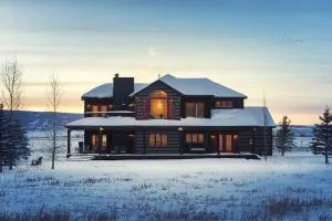Winter Sky With Hot Tub and Teton Views - Tetonia