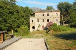 Moulin Casta avec rivière et piscine en pleine nature - Murato