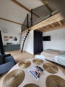 Appartements THE BEDROOM - proche aeroport Lyon, groupama stadium, ldlc arena, eurexpo, viaRhona : photos des chambres