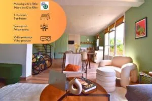 Charme Parisien : Sauna & Jardin - 奥贝维利埃