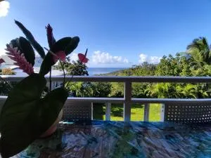 Bungalow with sea view in Deshaies - Ferry