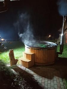 Leśniczówka domek sauna jeziorko w lesie na wyłączność