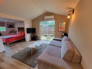 Chalet 47m2 climatisé, piscine,linge fourni